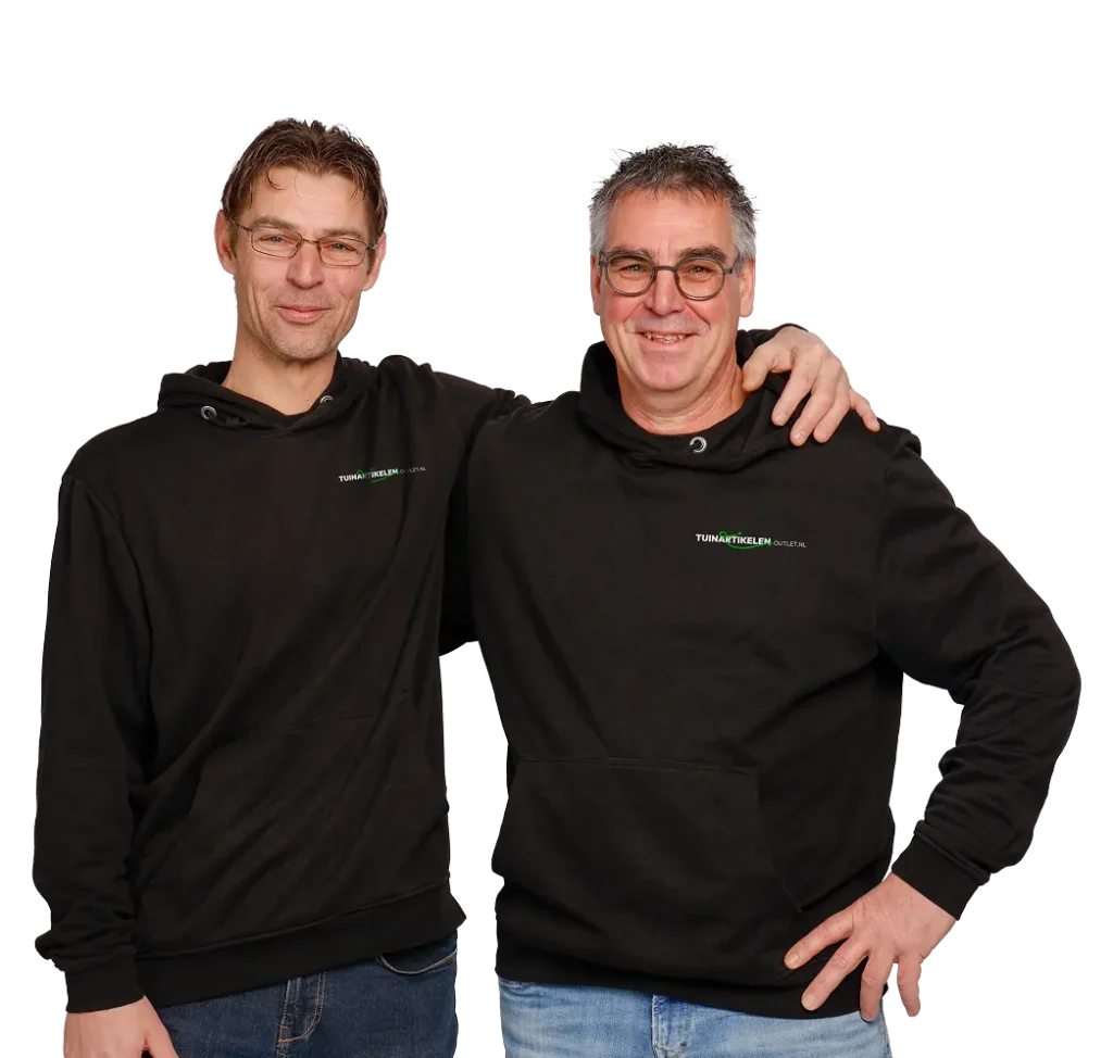 Barry & Arjan met arm om elkaar