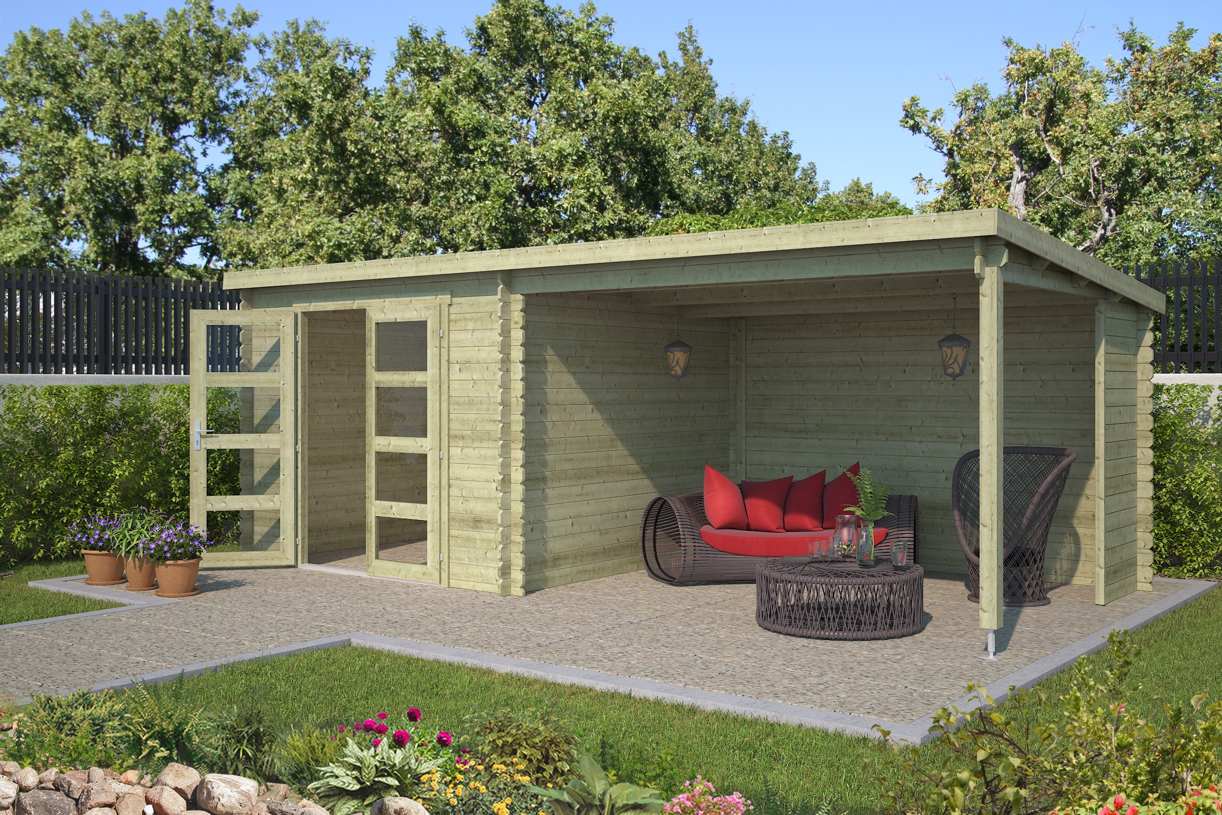 Tuinhuis Manuel 600 x 275 cm - Afbeelding 2