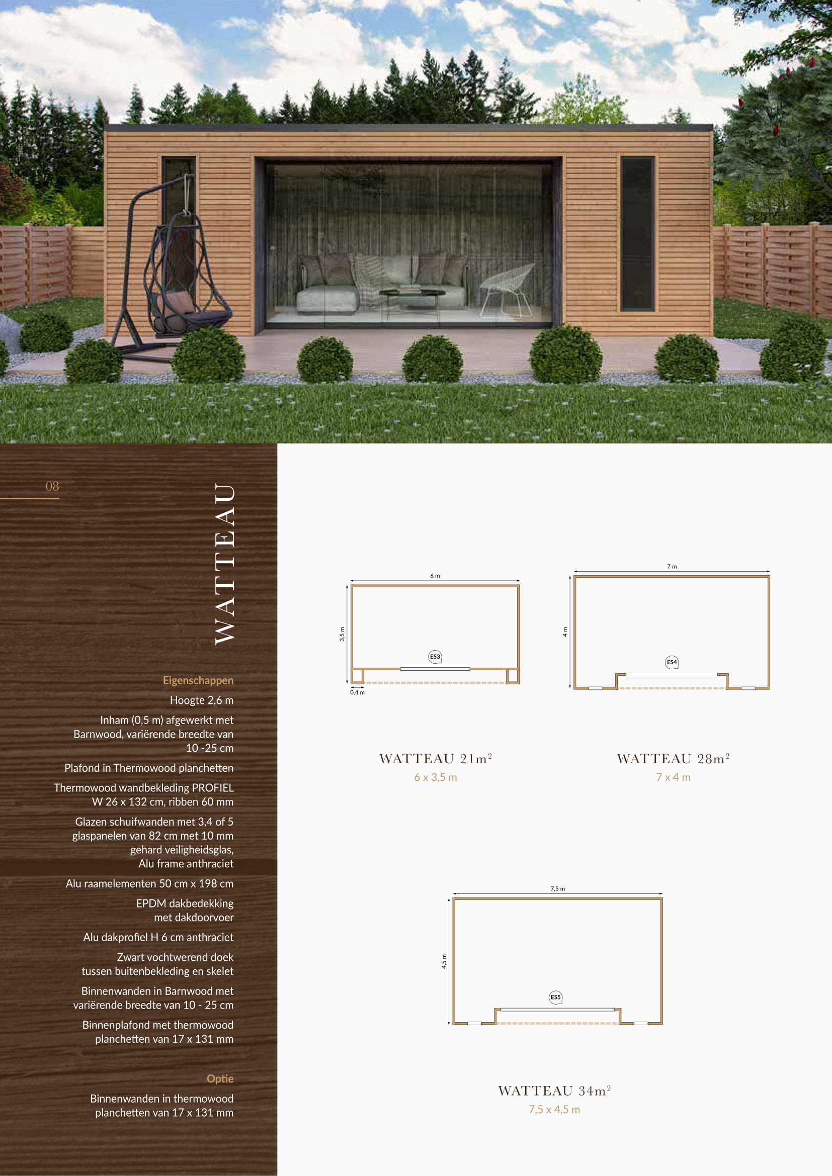 Watteau 750 x 450 cm - Afbeelding 3