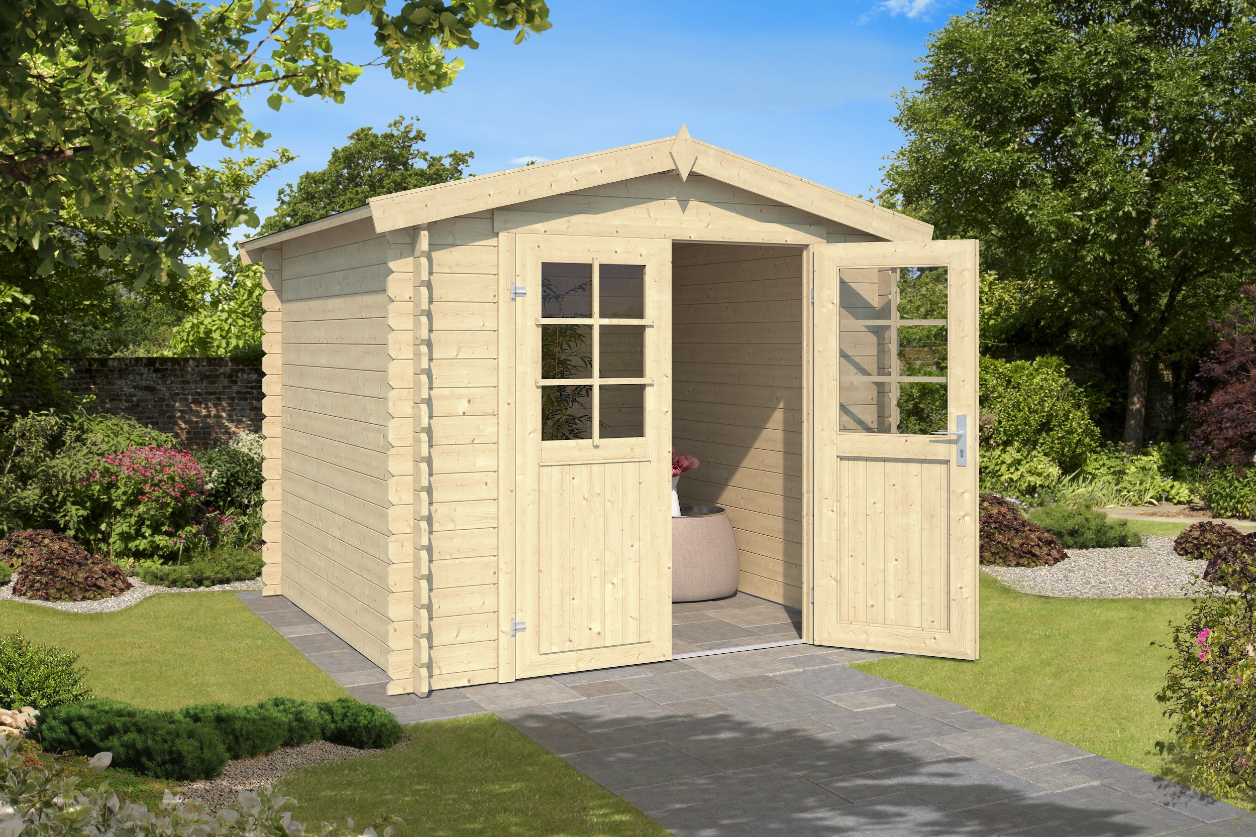 Blokhut Ingo 230 x 230 cm