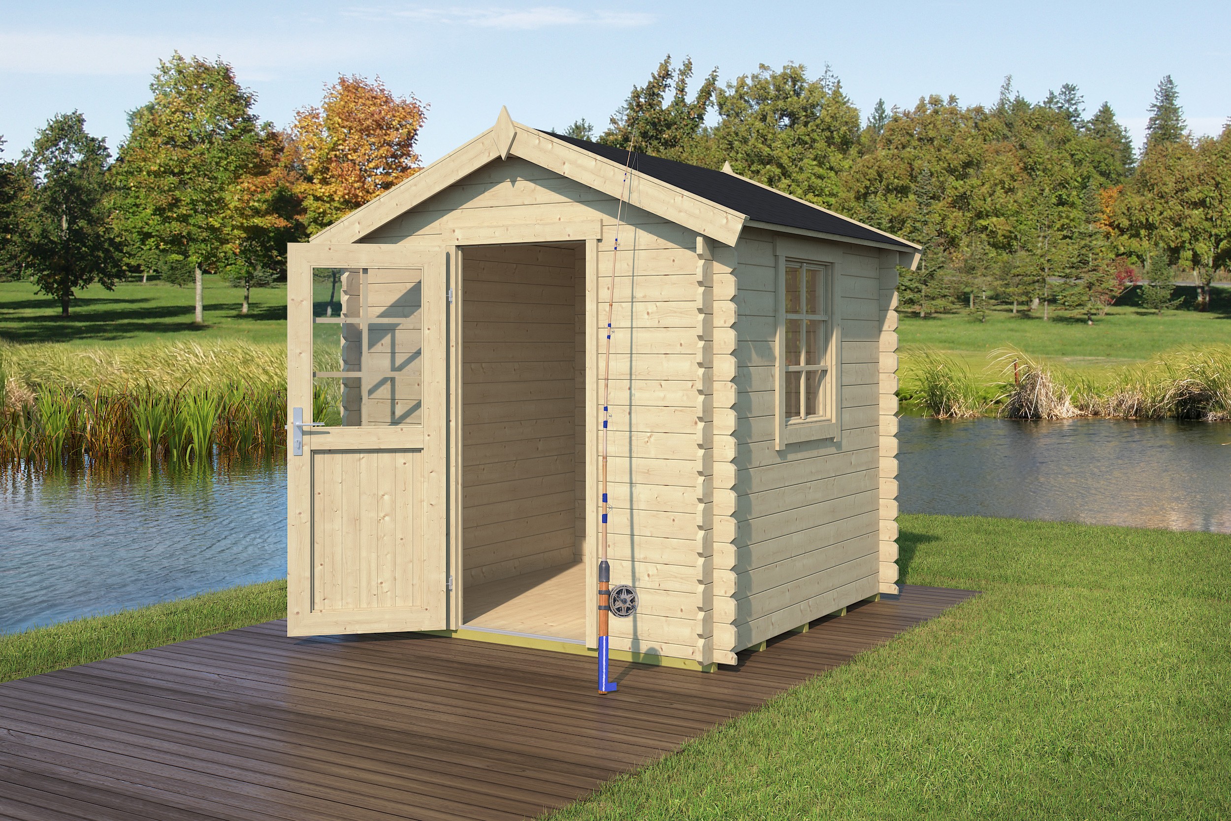 Blokhut Wels 200 x 200 cm