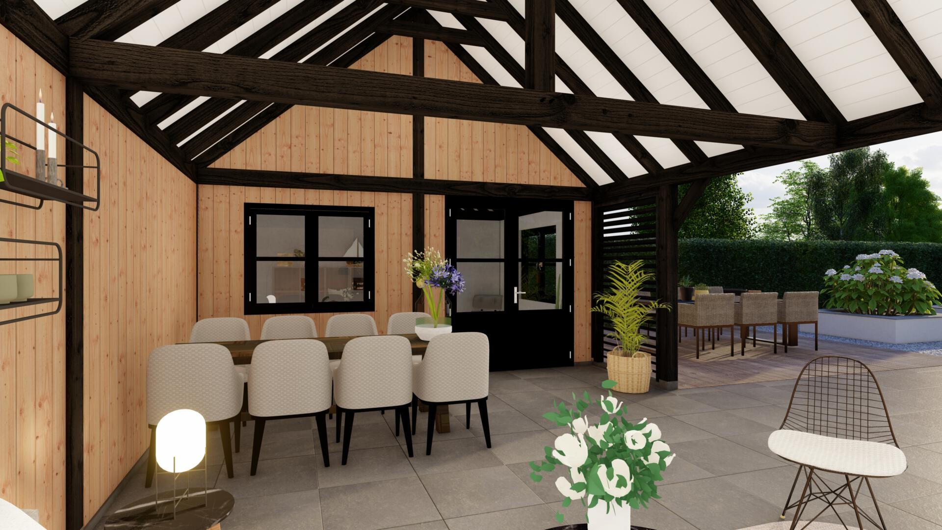 Douglas buitenverblijf zadeldak Monaco XXL - Afbeelding 5