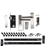 Beslagset enkele deur - kruk rvs +&euro;&nbsp;95,00