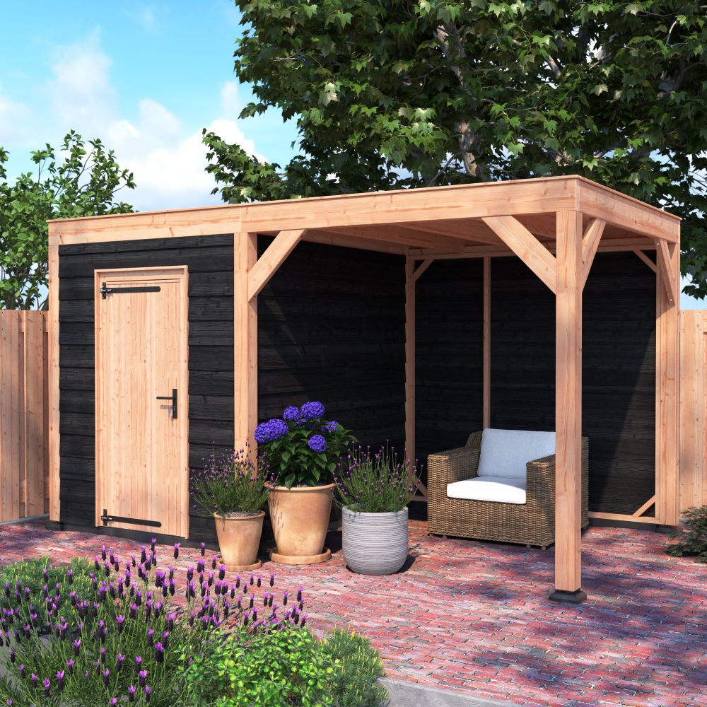 douglas tuinhuis met overkapping