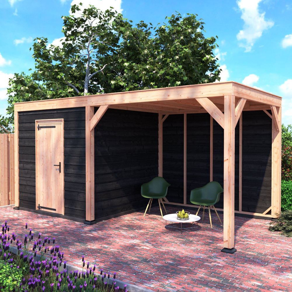 douglas tuinhuis met overkapping